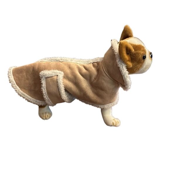 Doggie Shearling Jacket Sz M - Picture 1 of 4